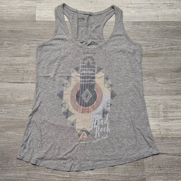 Hard Rock Cafe Aztec Graphic Daytona Beach FL Razorback Tank Top T Shirt - Picture 7 of 7